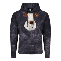 Cloud Black White Cute Calf Vintage Hoodie - JahusDesignShop