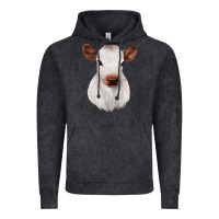 Vintage Black White Cute Calf Vintage Hoodie - JahusDesignShop