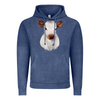 Vintage Denim White Cute Calf Vintage Hoodie - JahusDesignShop