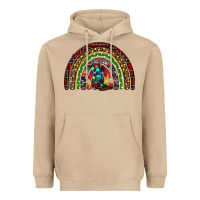 Mushroom Christmas cowboy boots rainbow Heavyweight Hoodie - RanaPortraitStore