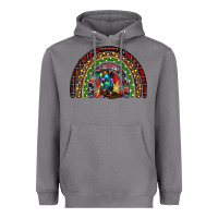 Storm Christmas cowboy boots rainbow Heavyweight Hoodie - RanaPortraitStore