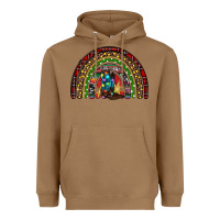 Toasted Coconut Christmas cowboy boots rainbow Heavyweight Hoodie - RanaPortraitStore