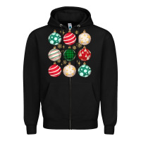 Black Christmas Zipper Hoodie - MaliasSmallBusiness