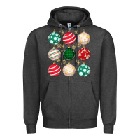 Charcoal Heather Christmas Zipper Hoodie - MaliasSmallBusiness