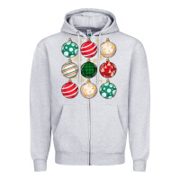Heather Grey Christmas Zipper Hoodie - MaliasSmallBusiness