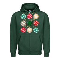 Sports Green Christmas Zipper Hoodie - MaliasSmallBusiness