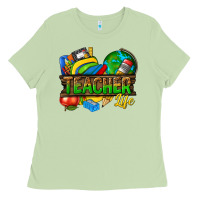 Matcha teacher life Ladies Tee - texasbilliewilder
