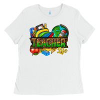 White teacher life Ladies Tee - texasbilliewilder