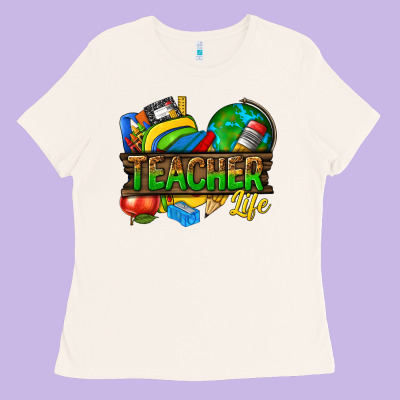 Teacher Life Ladies Tee Designed By Texasbilliewilder