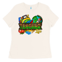 Bone teacher life Ladies Tee - texasbilliewilder