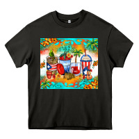 Asphalt puerto rico coffee cups Heavy Core Tee - Zillion Design Studio