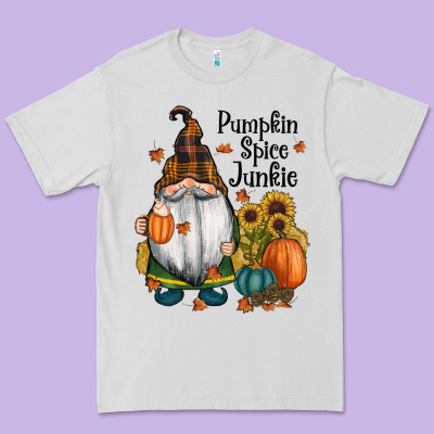 Pumpkin Spice Junkie Premium Tee Designed By Ranaportraitstore