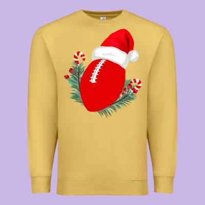 Christmas Football Premium Sweatshirt Designed By Bettercallsaul