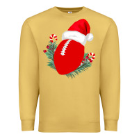 Antique Gold Christmas Football Premium Sweatshirt - Bettercallsaul