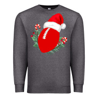 Charcoal Heather Christmas Football Premium Sweatshirt - Bettercallsaul