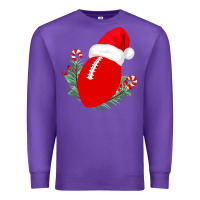Purple Christmas Football Premium Sweatshirt - Bettercallsaul