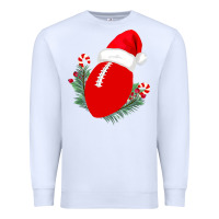 White Christmas Football Premium Sweatshirt - Bettercallsaul