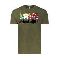 Vintage Olive love dentallife Vintage Tee - AdoDesignShop