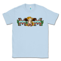 Dusty Blue sunflower hereford cattle and cactus  mom Classic Tee - Jasminsmagicworld