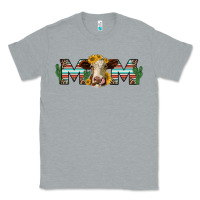 Heather Grey sunflower hereford cattle and cactus  mom Classic Tee - Jasminsmagicworld