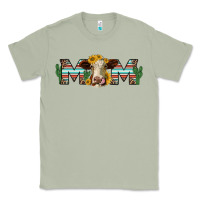 Matcha sunflower hereford cattle and cactus  mom Classic Tee - Jasminsmagicworld