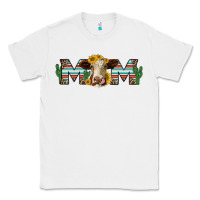 White sunflower hereford cattle and cactus  mom Classic Tee - Jasminsmagicworld