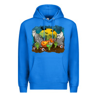 True Royal Cemetery with Ghost Cats Premium Hoodie - texasbilliewilder