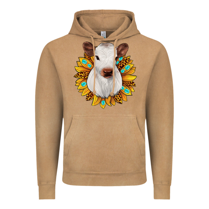 Sunflower Heifer Vintage Hoodie by JahusDesignShop | Teevron