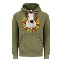 Vintage Olive sunflower heifer Vintage Hoodie - JahusDesignShop