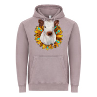 Vintage Zinc sunflower heifer Vintage Hoodie - JahusDesignShop
