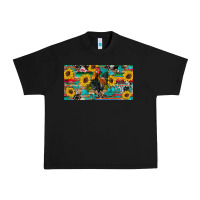 Black western coop animals rooster sunflowers cowhide wooden serape glitter Urban Heavy Tee - Artiststas