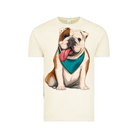 Vintage Arctic english bulldog Vintage Tee - Artiststas