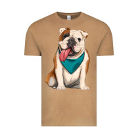 Vintage Camel english bulldog Vintage Tee - Artiststas