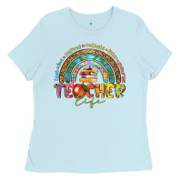 Baby Blue teacher life Ladies Tee - texasbilliewilder