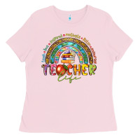 Bubblegum Pink teacher life Ladies Tee - texasbilliewilder