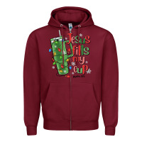 Burgundy jesus fills my cup psalm 25 5 Zipper Hoodie - MaliasSmallBusiness