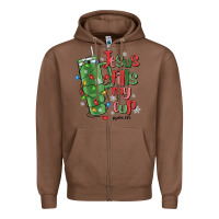 Chestnut jesus fills my cup psalm 25 5 Zipper Hoodie - MaliasSmallBusiness
