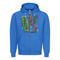True Royal jesus fills my cup psalm 25 5 Zipper Hoodie - MaliasSmallBusiness