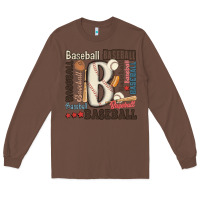 Chestnut baseball Long Sleeve Tee - MaliasSmallBusiness