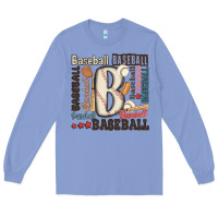 Colony Blue baseball Long Sleeve Tee - MaliasSmallBusiness