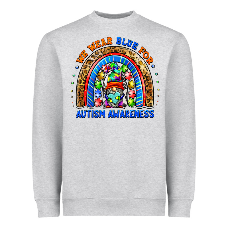 Autism Awareness Gnomes Heavyweight Sweatshirt by BarkalooDesign | Teevron