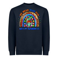Navy autism awareness gnomes Heavyweight Sweatshirt - BarkalooDesign