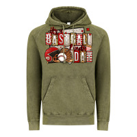 Vintage Olive it's a baseball kinda day Vintage Hoodie - Jasminsmagicworld