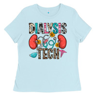 Baby Blue dialysis tech Ladies Tee - Zillion Design Studio
