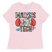 Bubblegum Pink dialysis tech Ladies Tee - Zillion Design Studio