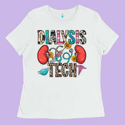 Dialysis Tech Ladies Tee Designed By Zillion Design Studio
