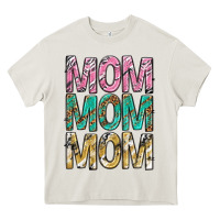 Cream mom mom mom mothers day Heavy Core Tee - texasbilliewilder