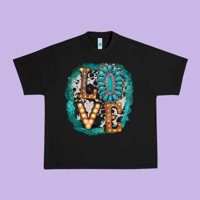 Love Western Urban Heavy Tee Designed By Adodesignshop
