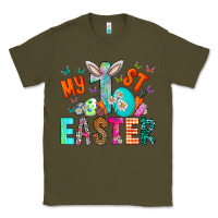 Army Green My 1st Easter Classic Tee - CowhideDigitalArt