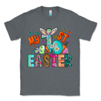Charcoal Heather My 1st Easter Classic Tee - CowhideDigitalArt